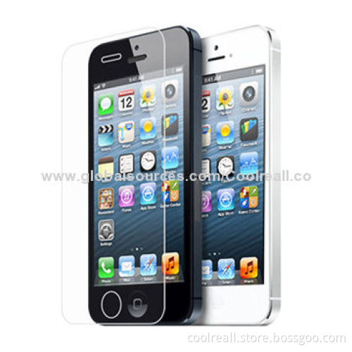9H 2.5D 0.2mm Tempered-glass Screen Protector for iPhone 5, 5S, with 4 to 5m Distance
